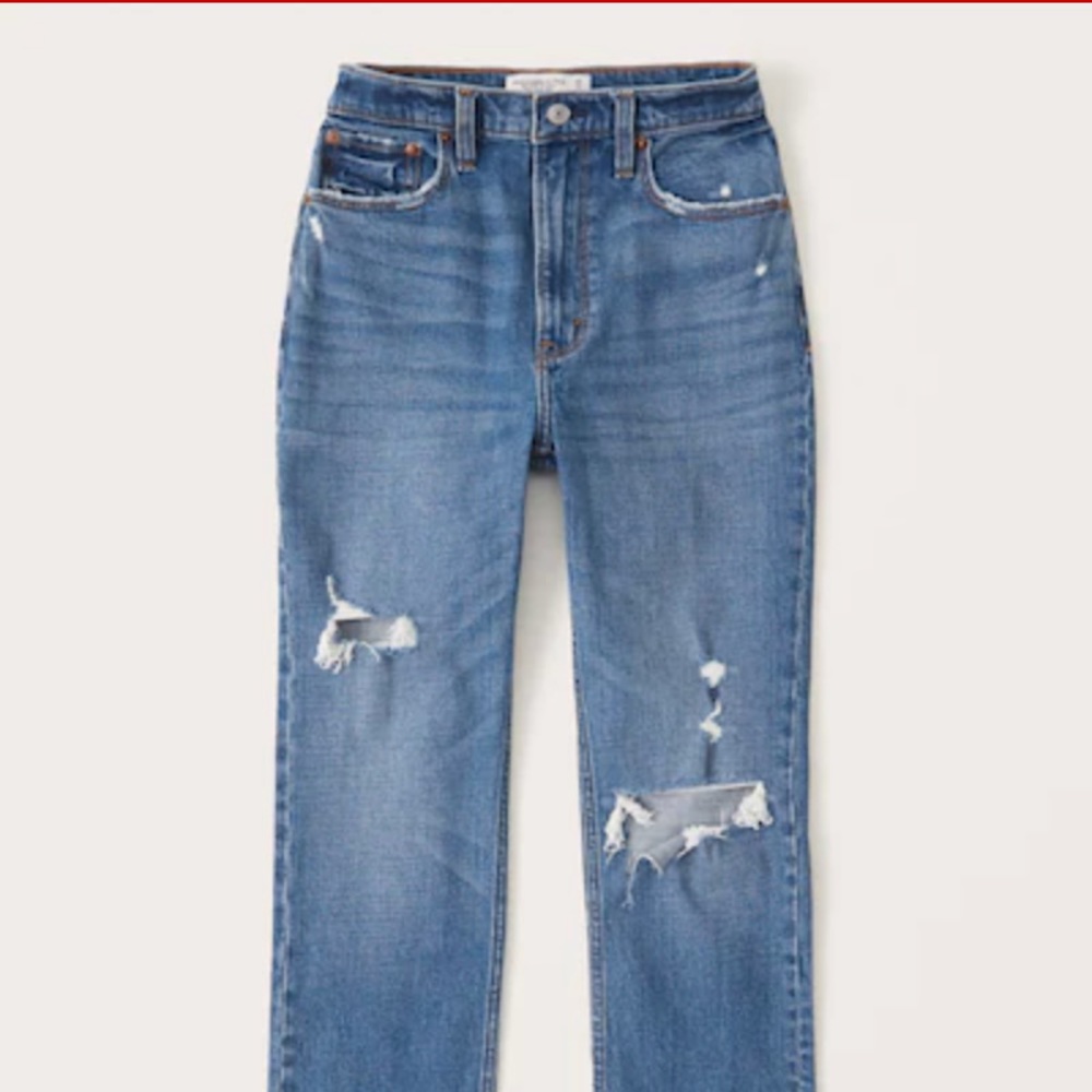 Curve Love Ultra High Rise Ankle Straight Jeans